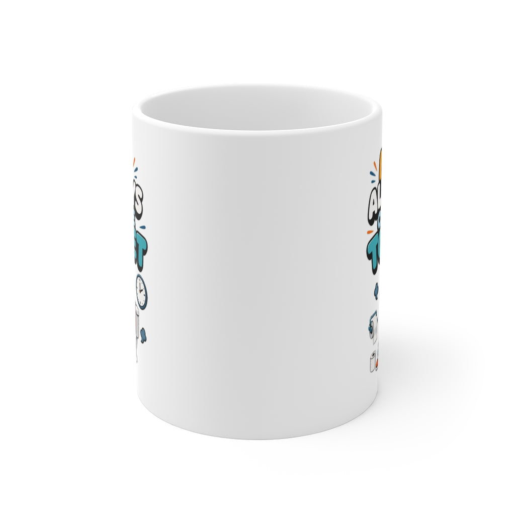 front view of the mug