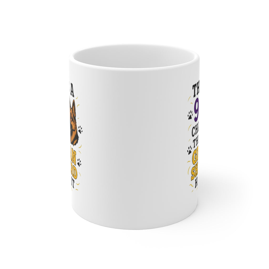 front view of the mug