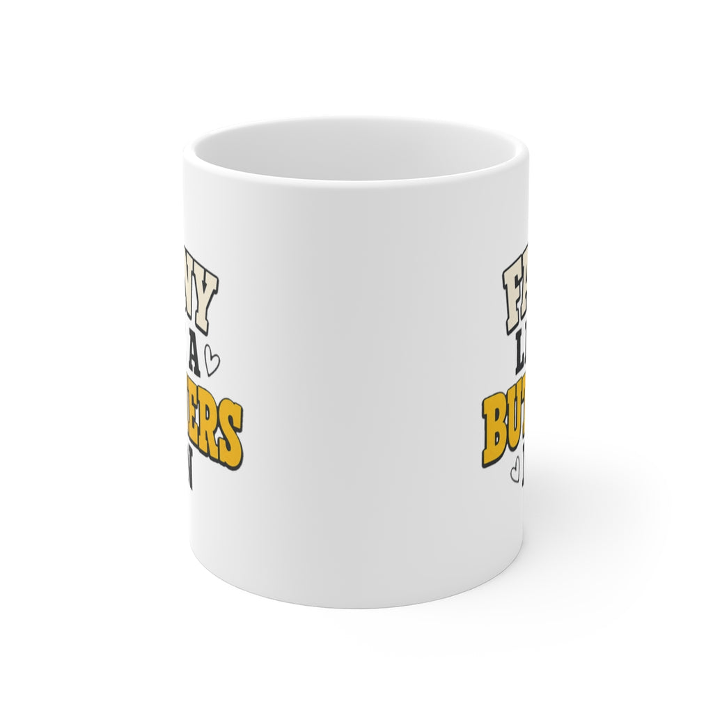 front view of the mug