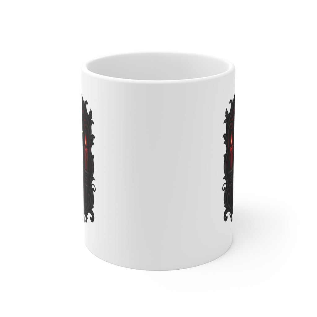 front view of the mug