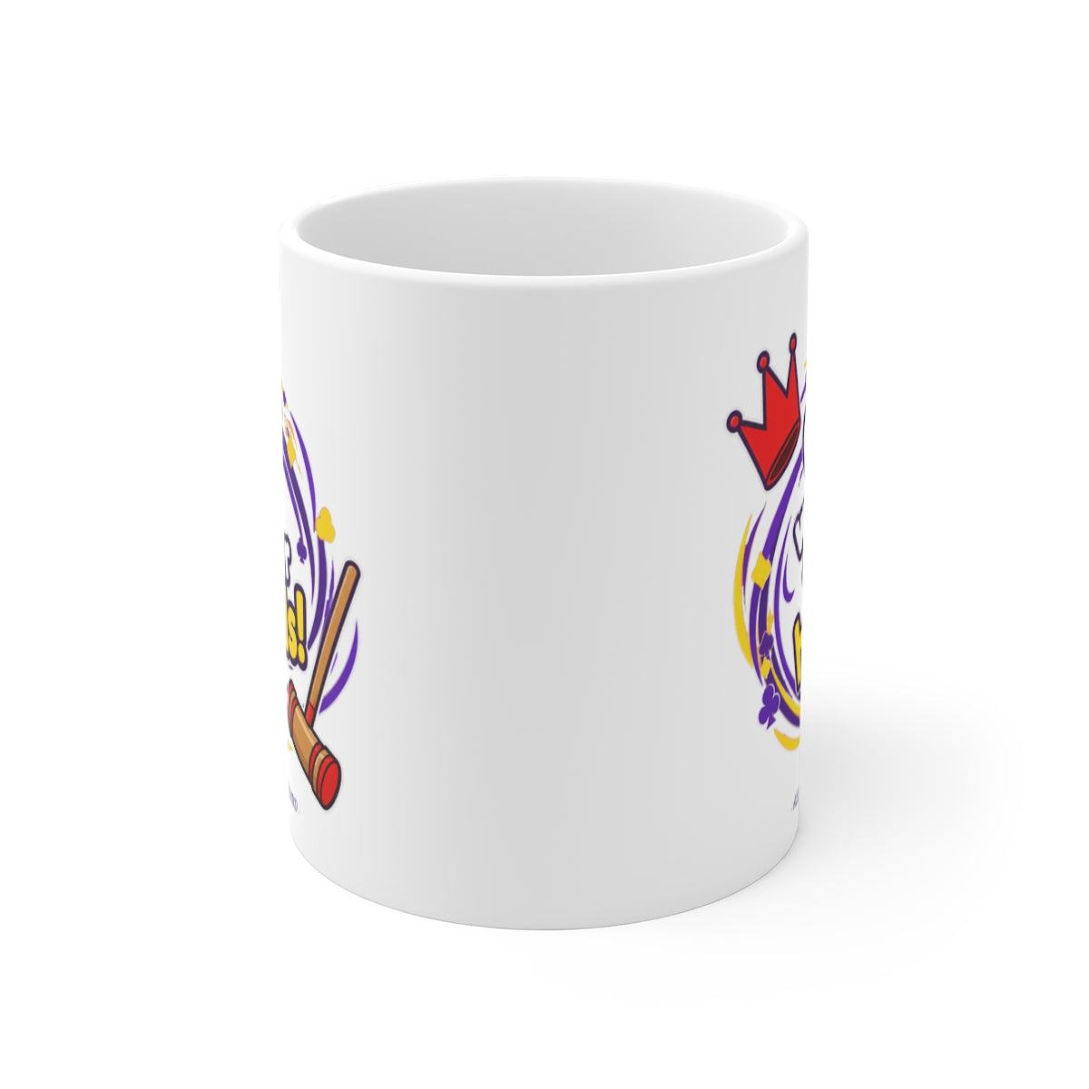 front view of the mug