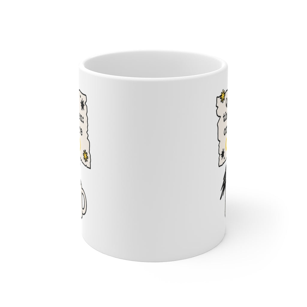 front view of the mug