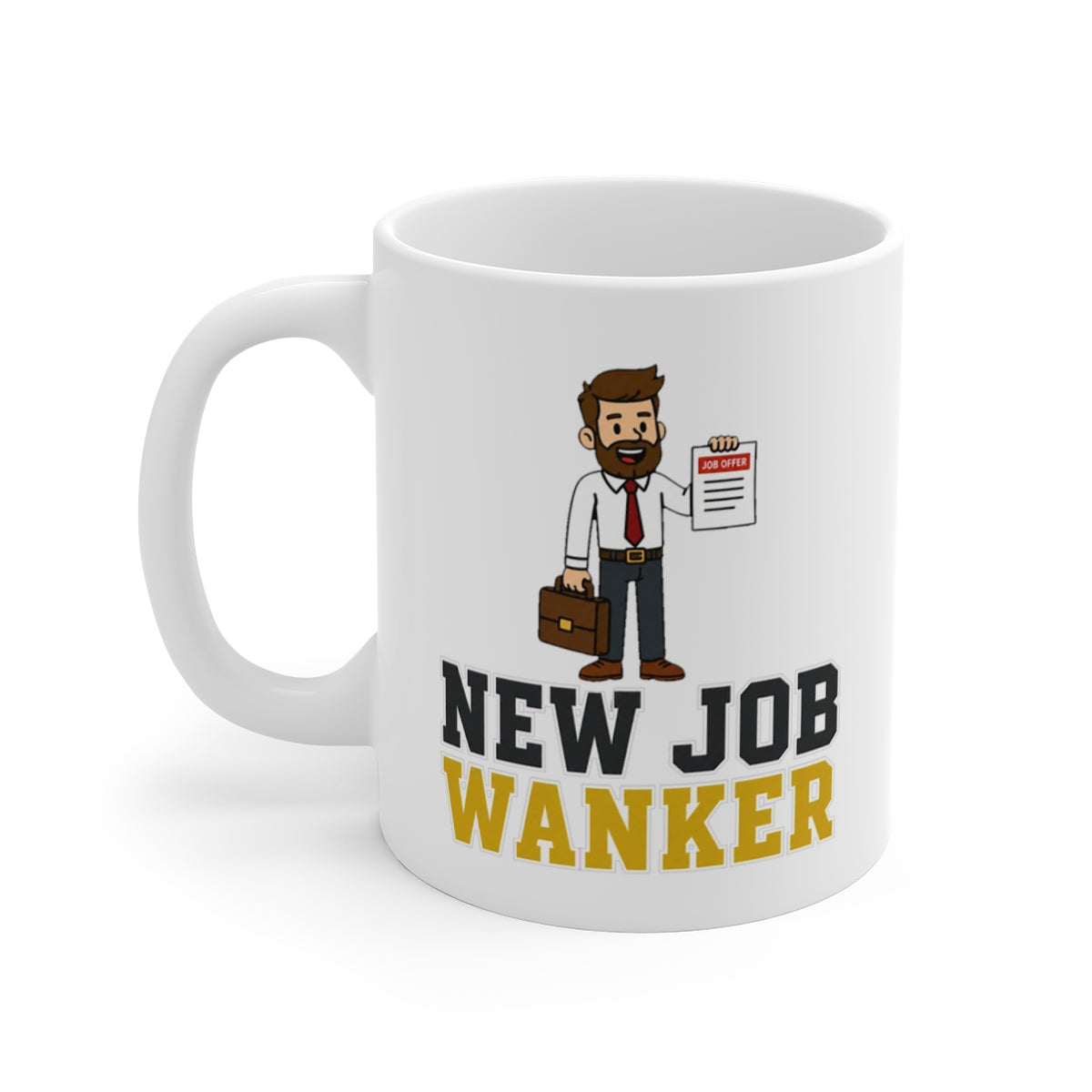 left view of the mug
