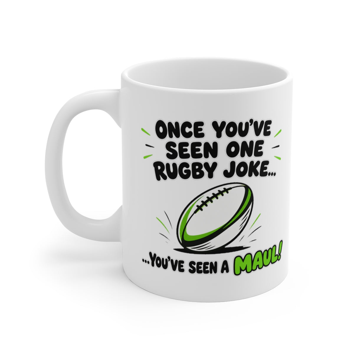 left view of the mug