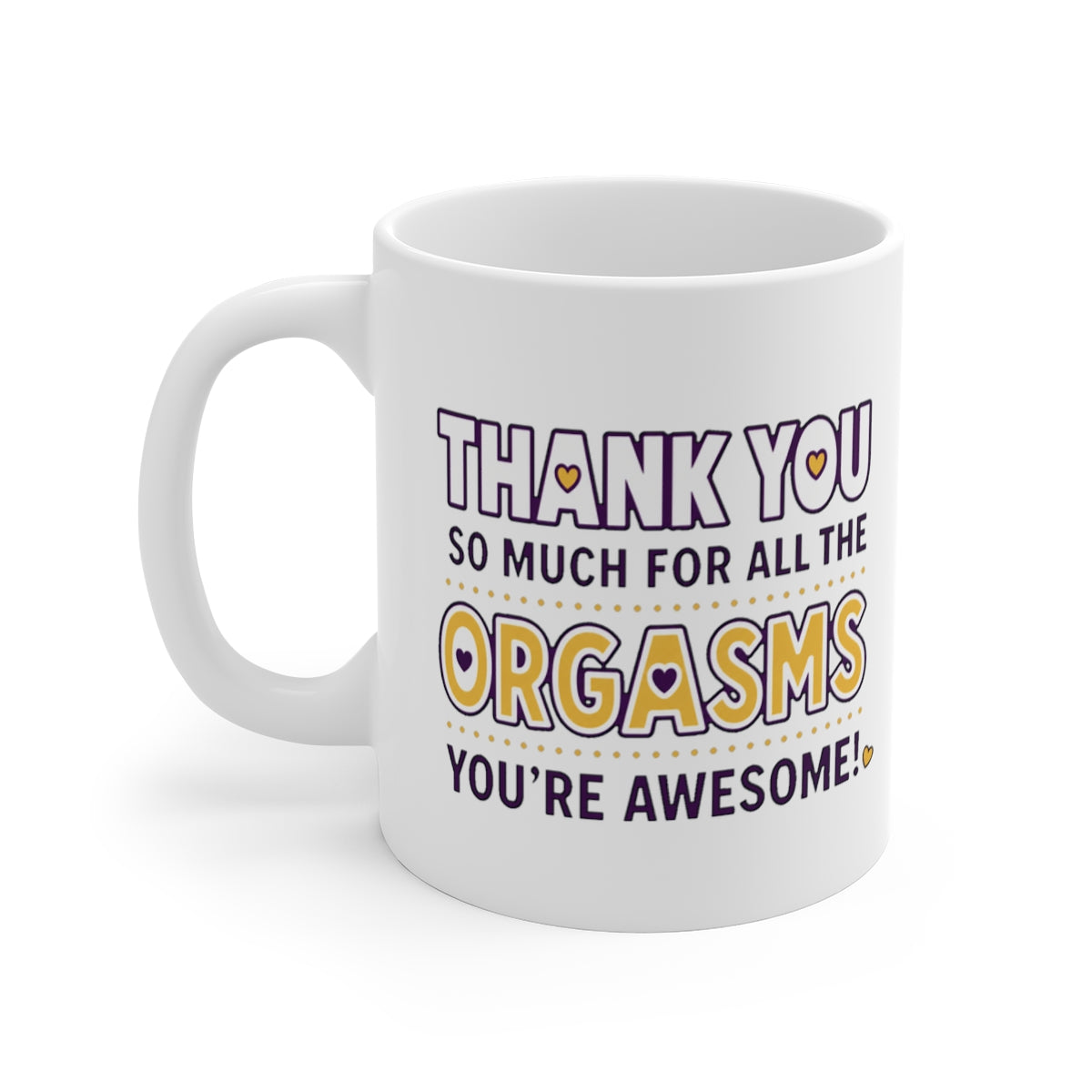 left view of the mug