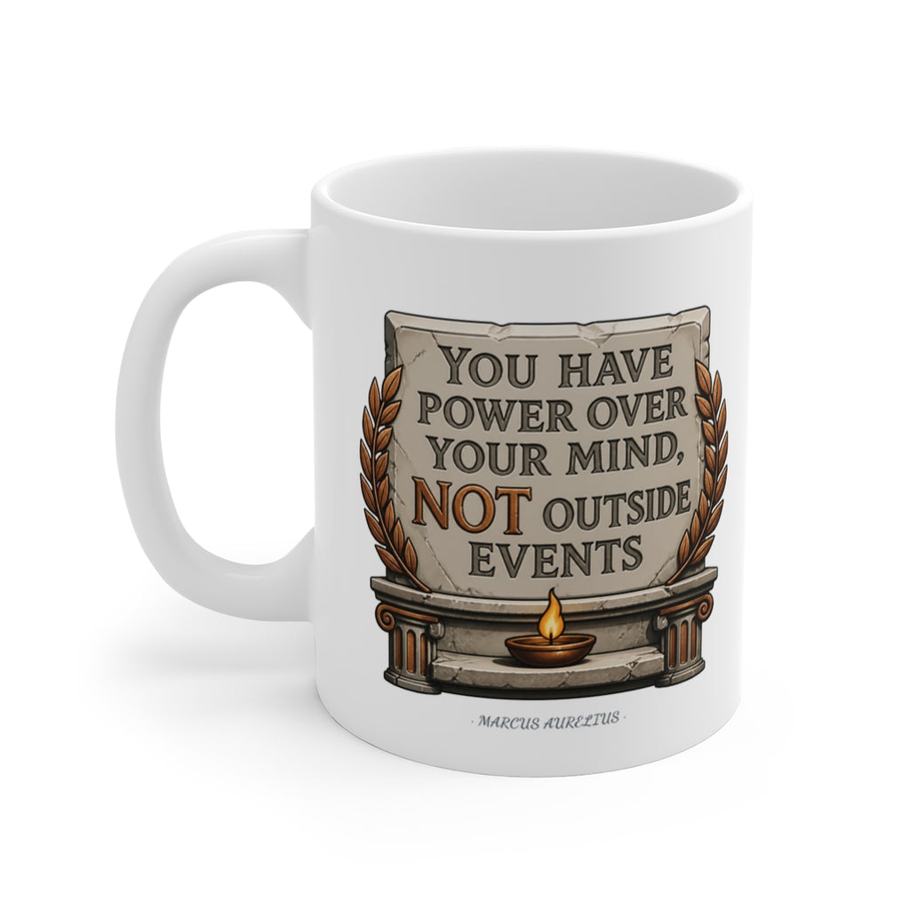 left view of the mug