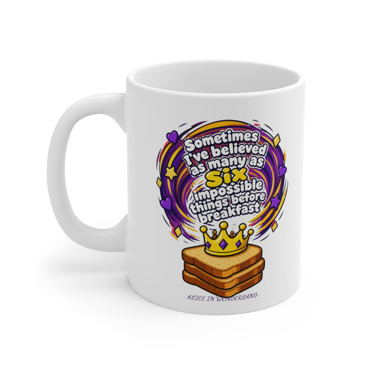 left view of the mug