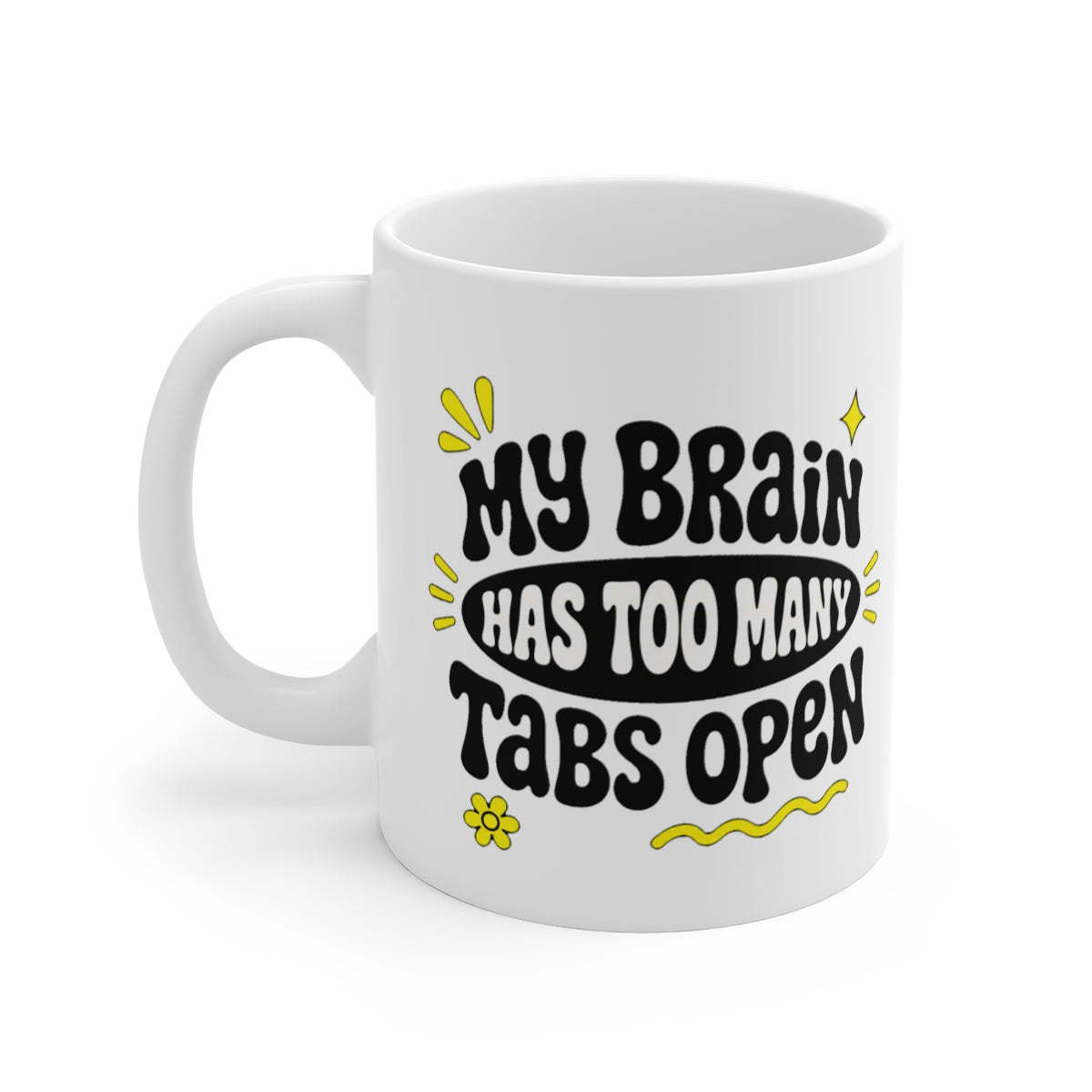 left view of the mug