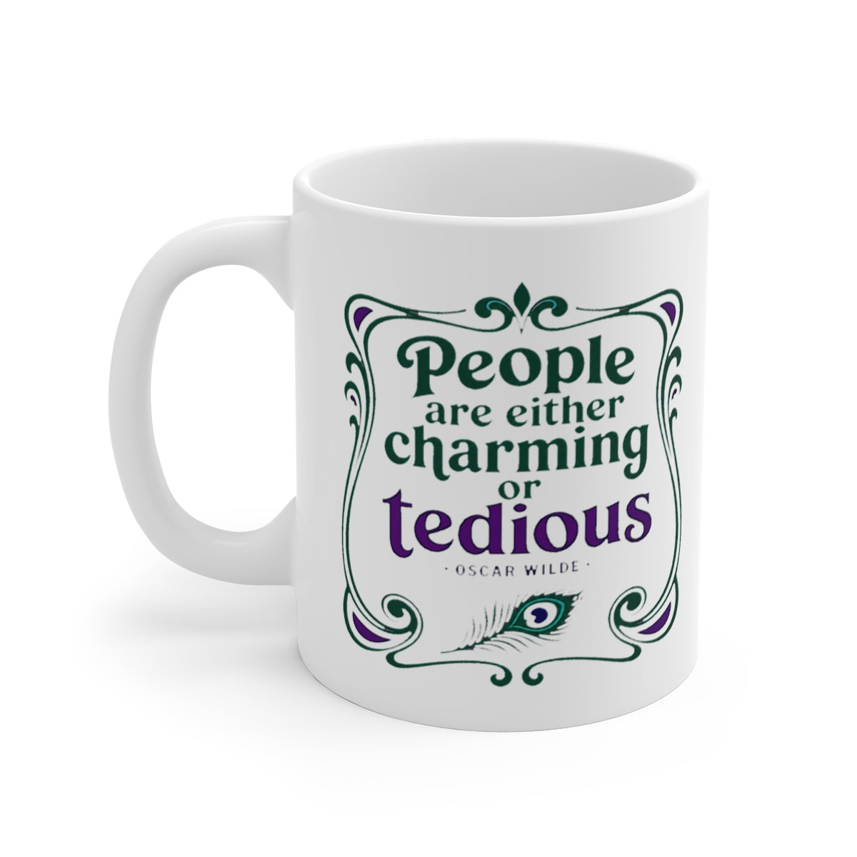 left view of the mug