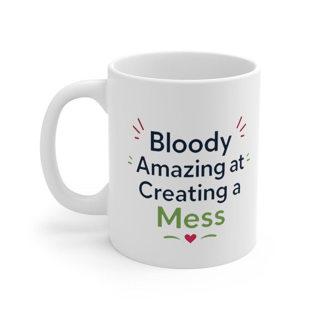 left view of the mug