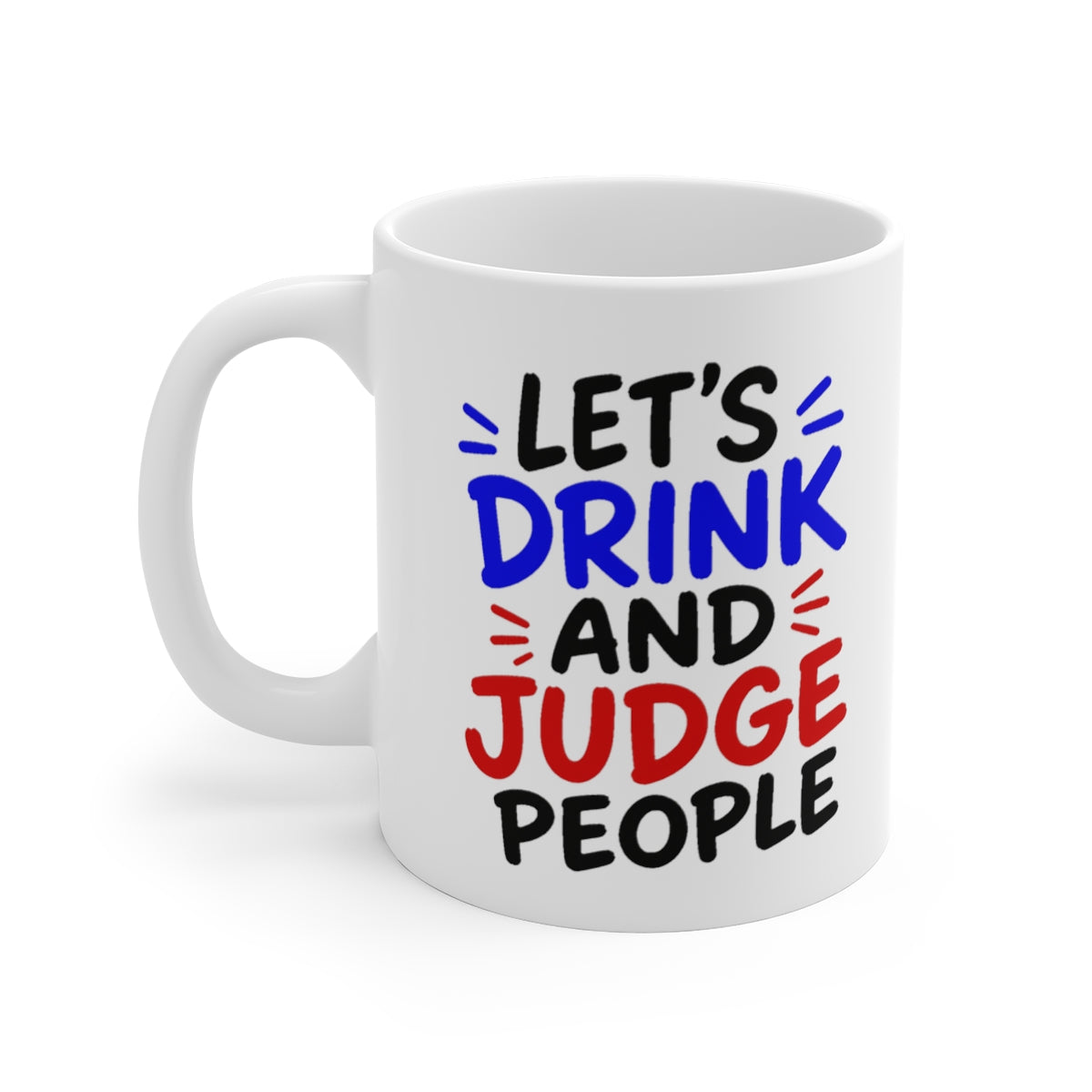 left view of the mug