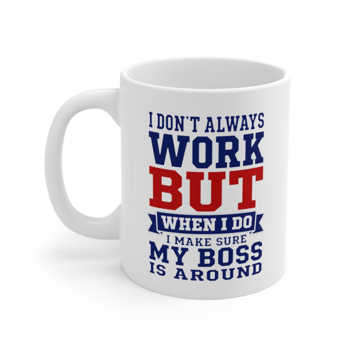 left view of the mug