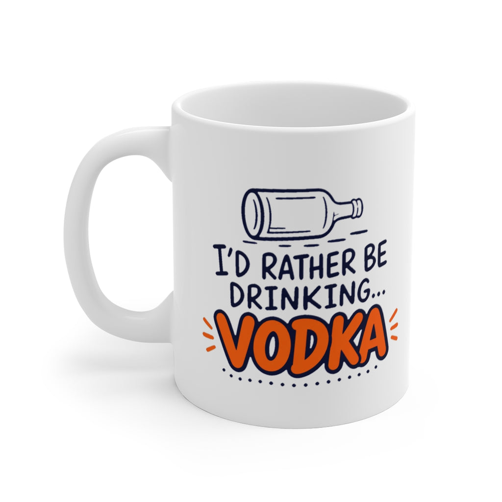 left view of the mug