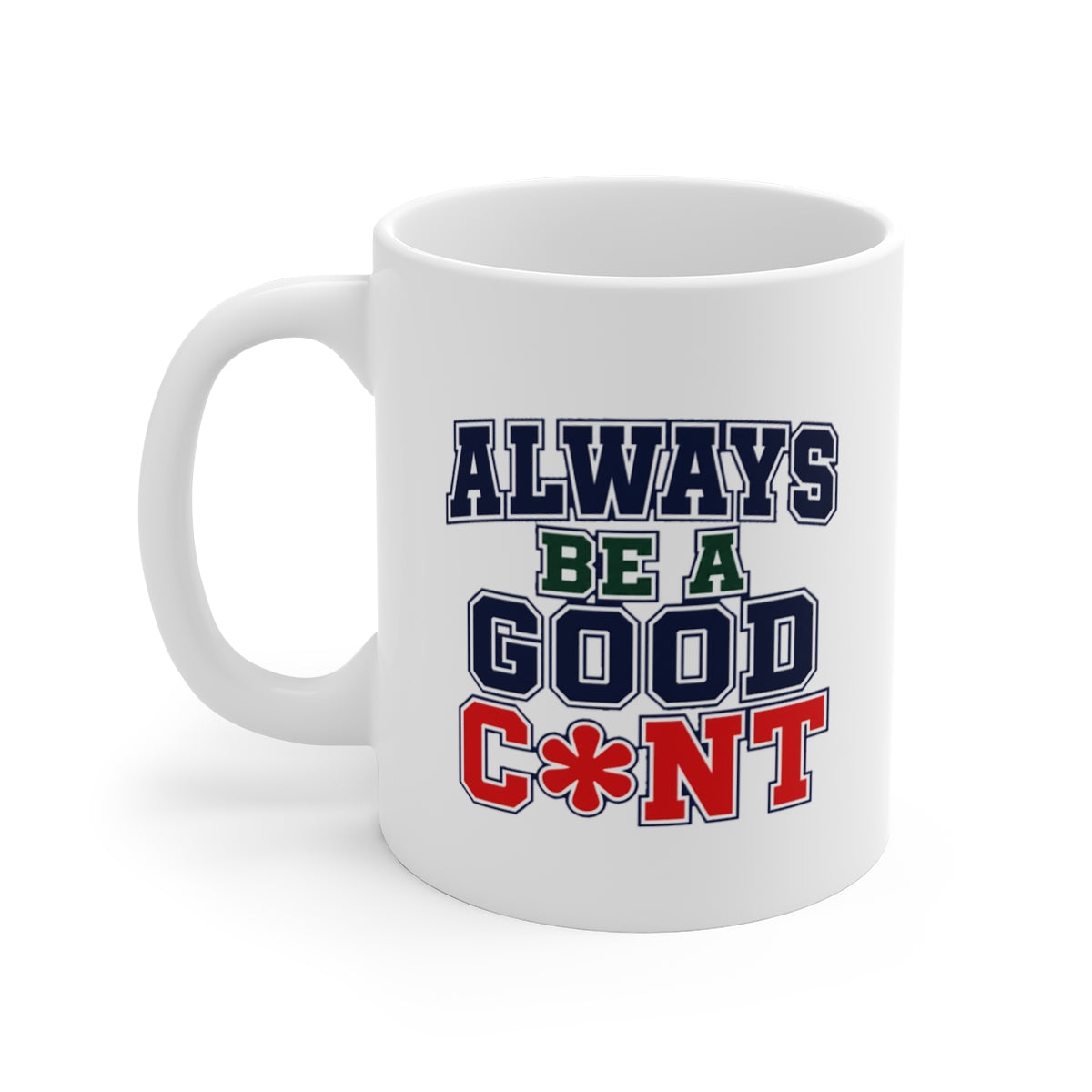 left view of the mug