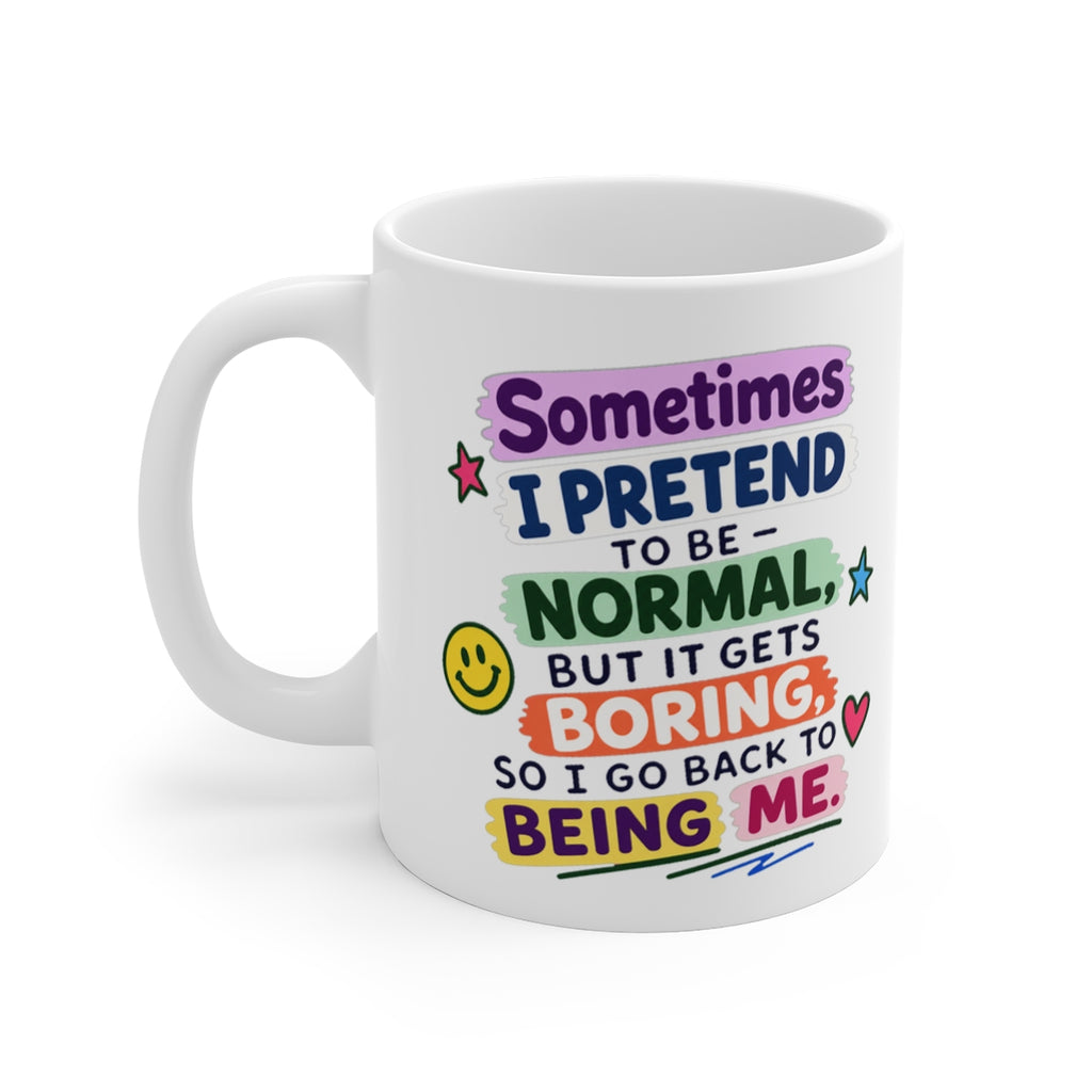 left view of the mug