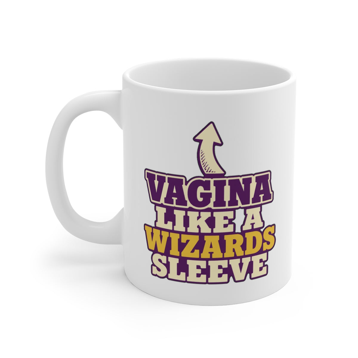 left view of the mug