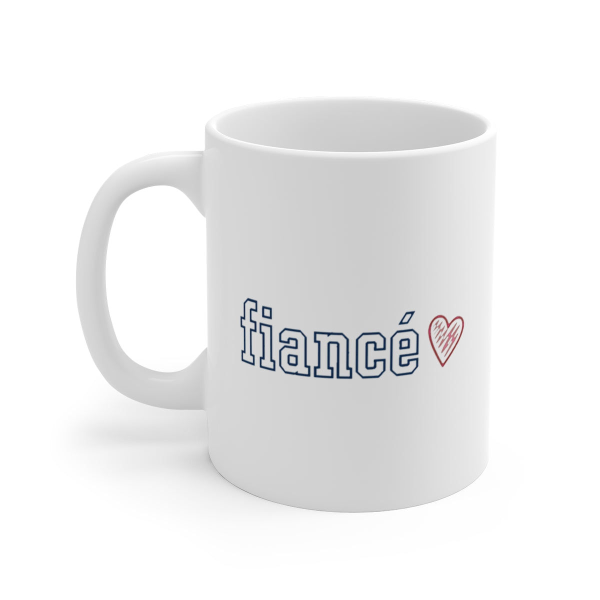 left view of the mug