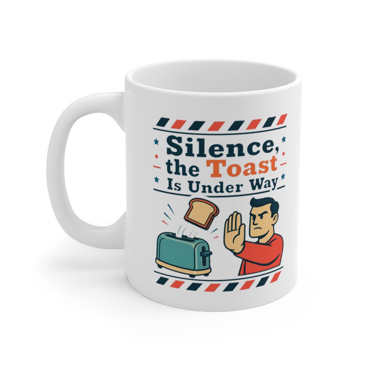 left view of the mug
