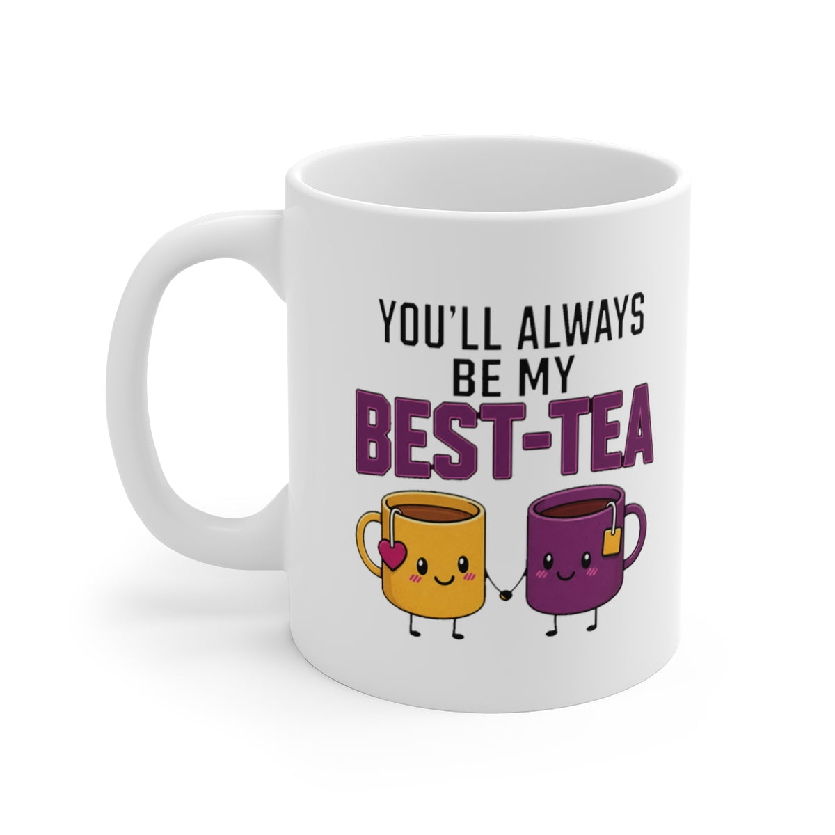 left view of the mug