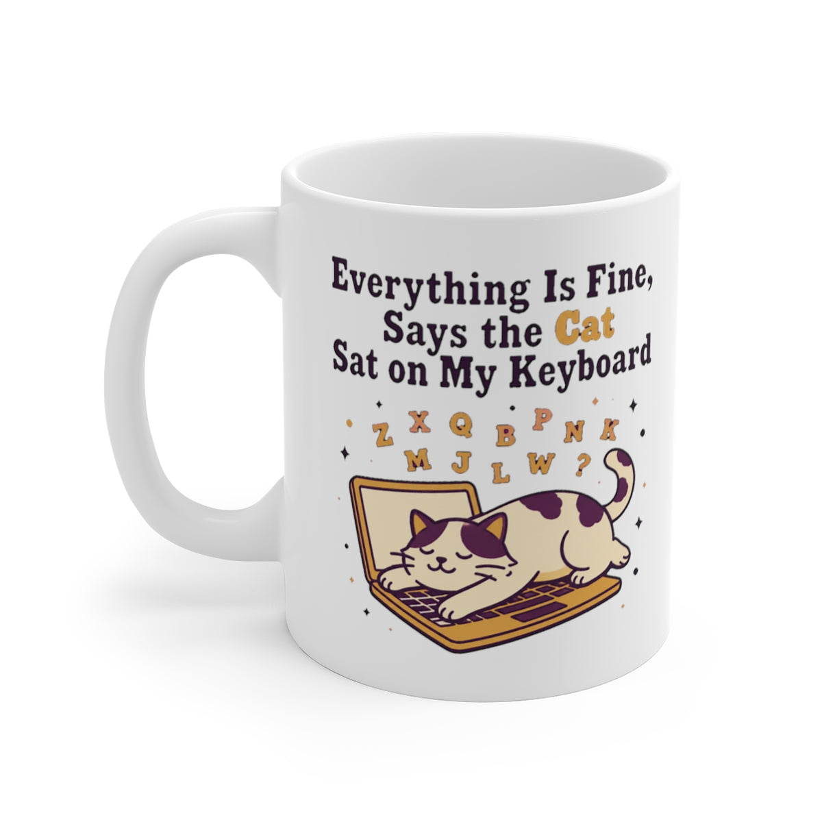 left view of the mug