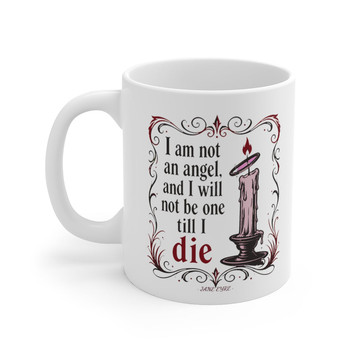 left view of the mug
