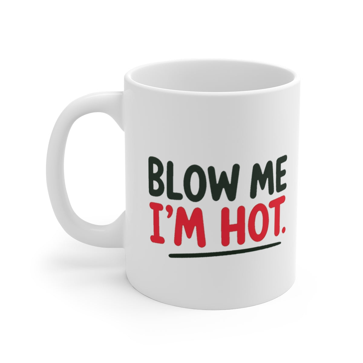 left view of the mug