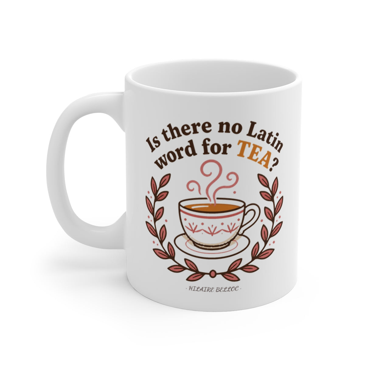 left view of the mug