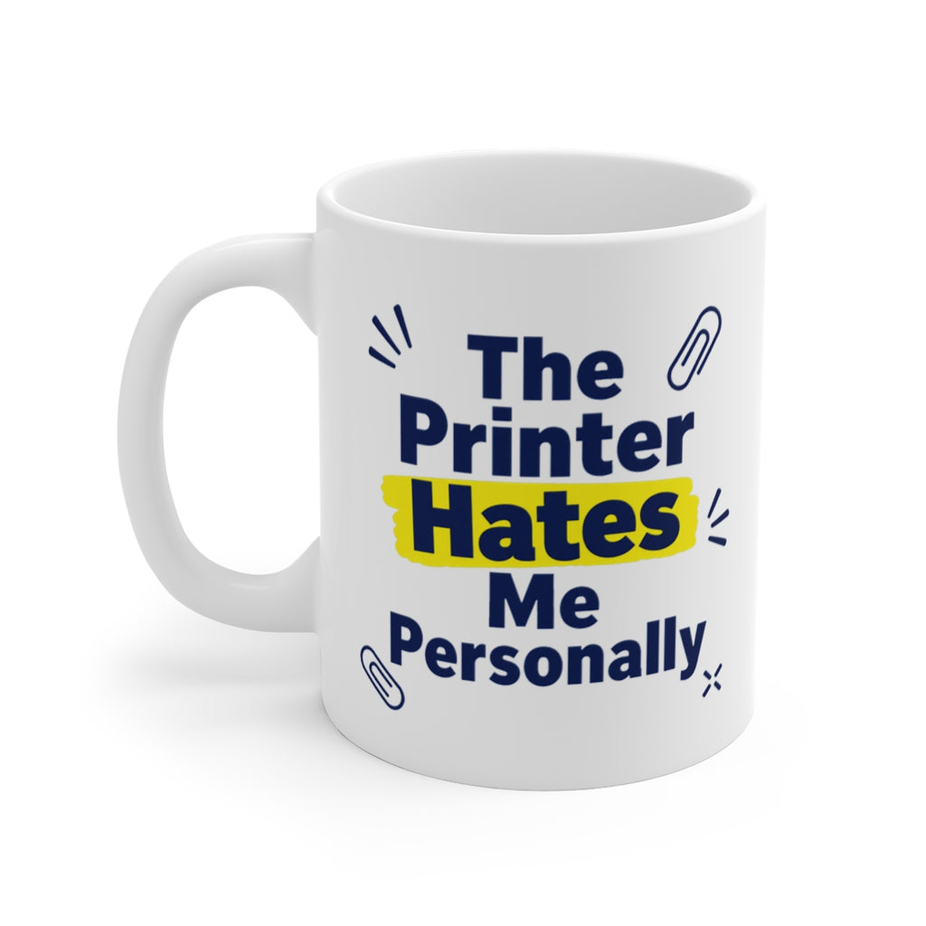 left view of the mug