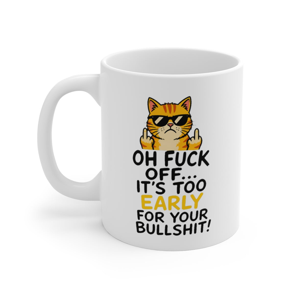 left view of the mug