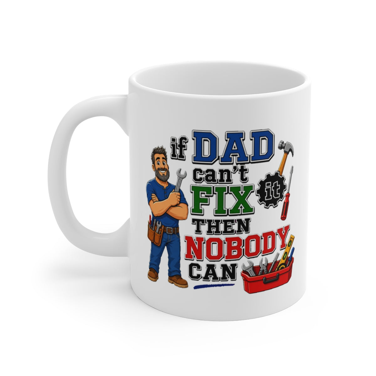 left view of the mug