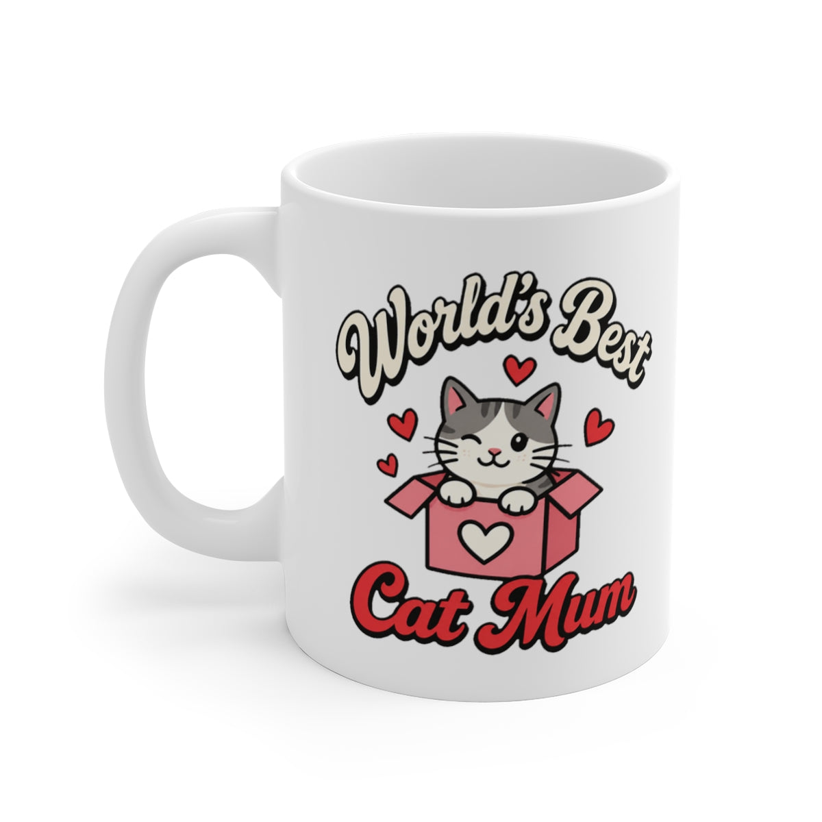 left view of the mug