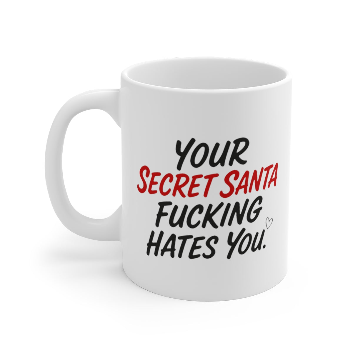 left view of the mug