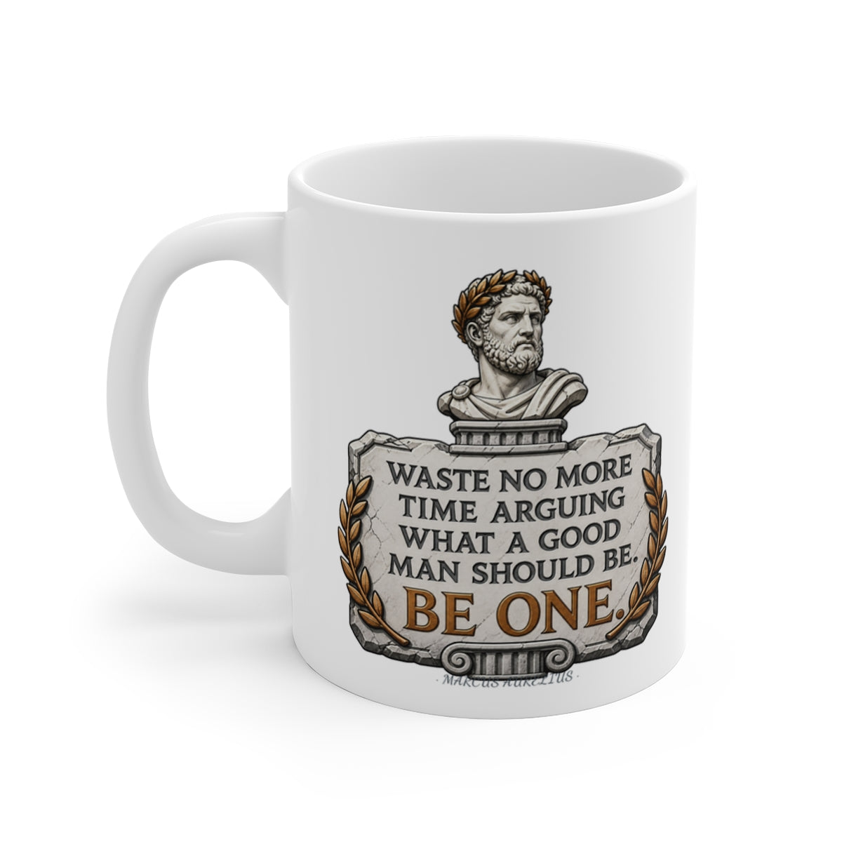 left view of the mug