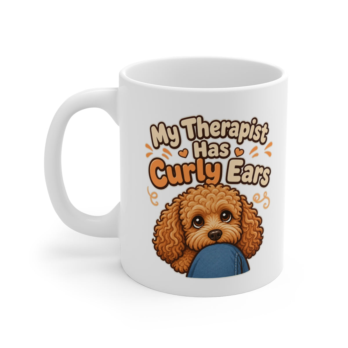 left view of the mug