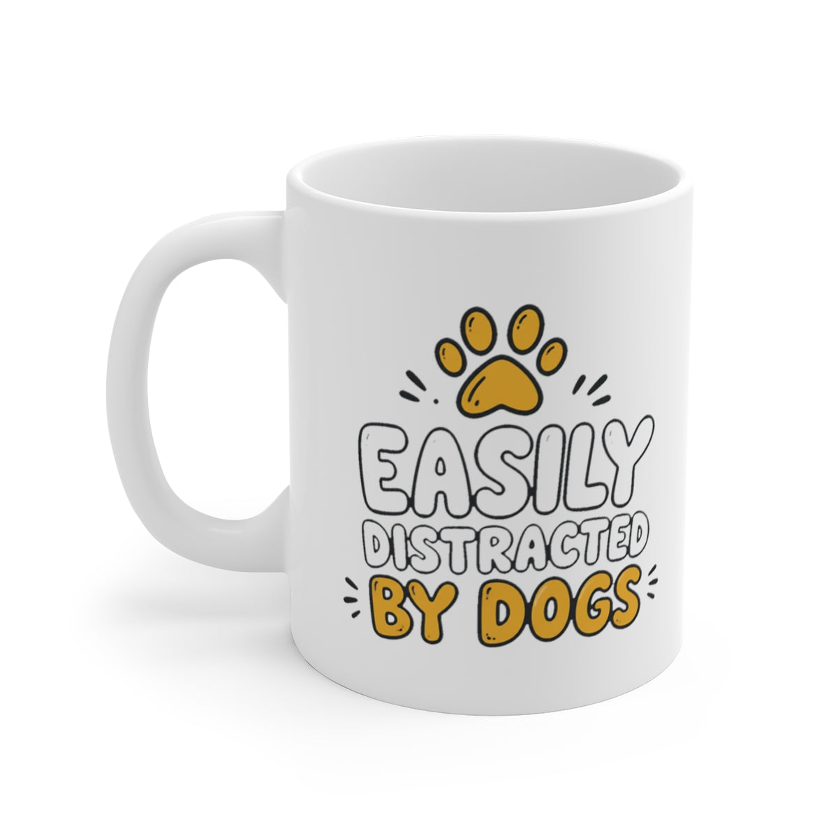 left view of the mug