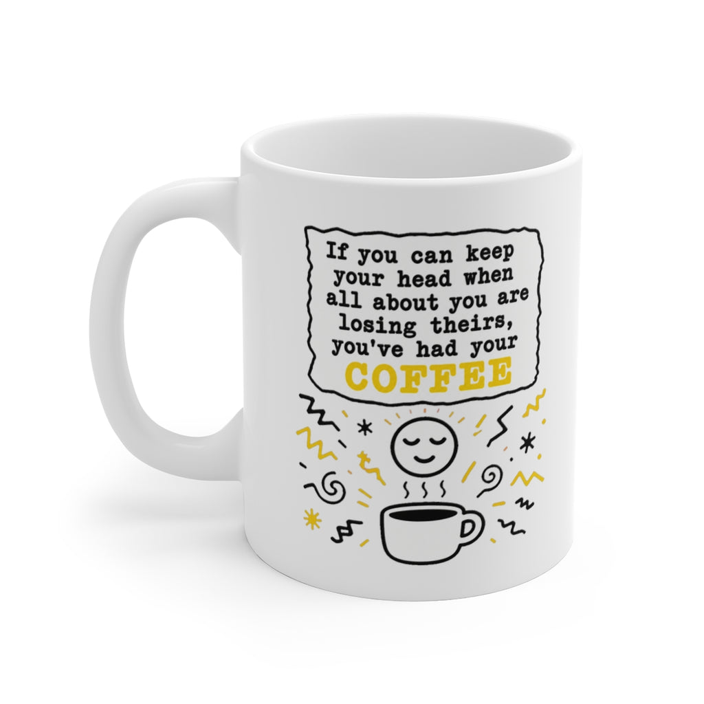 left view of the mug