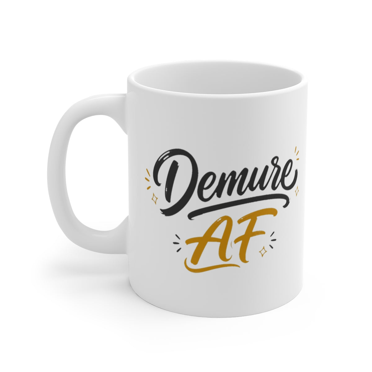 left view of the mug