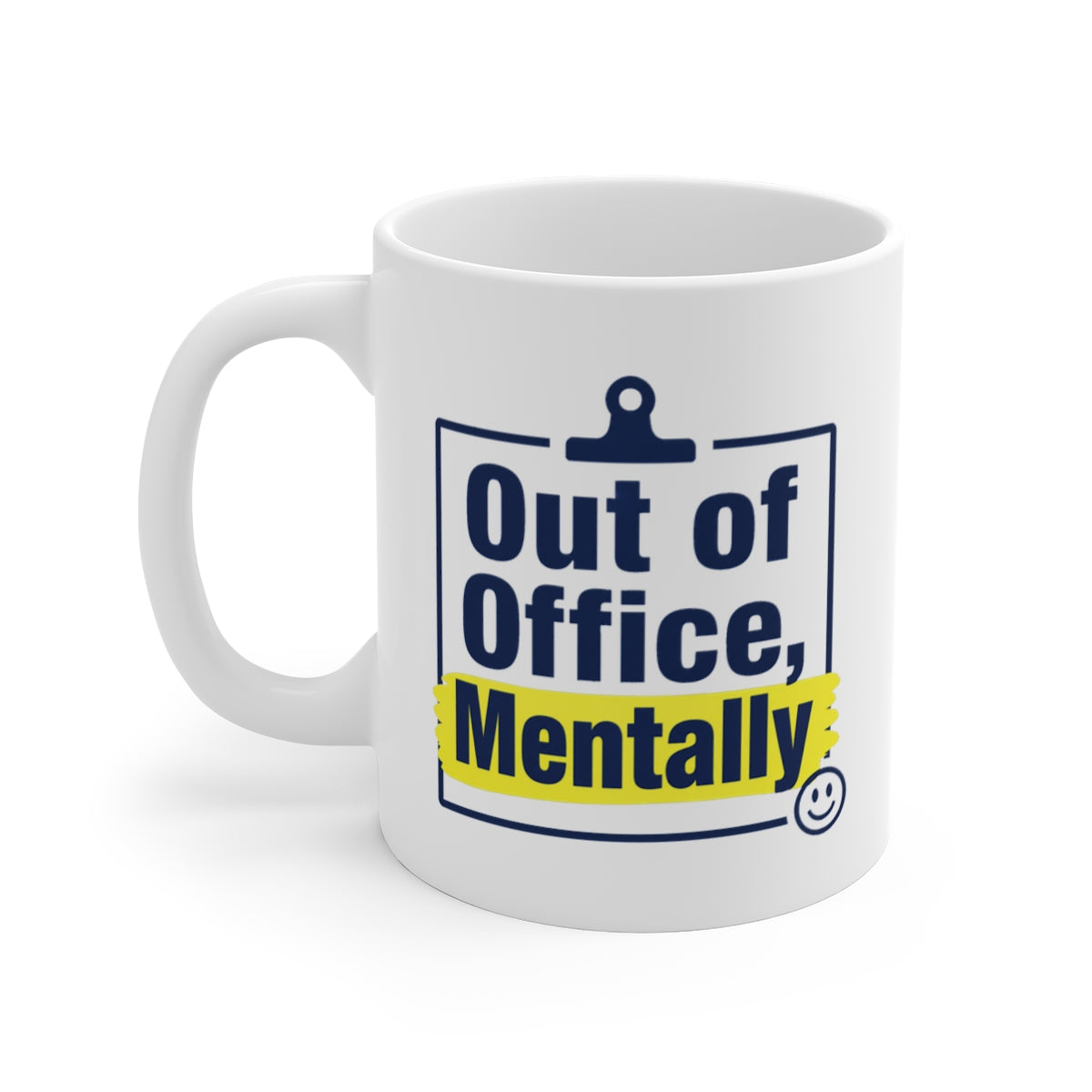 left view of the mug