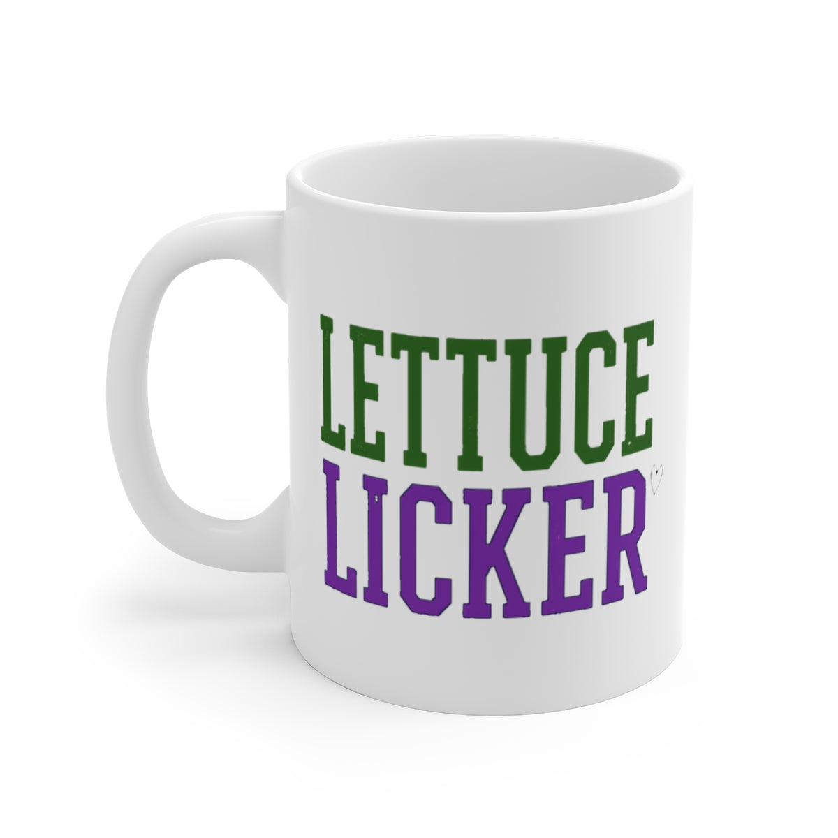 left view of the mug