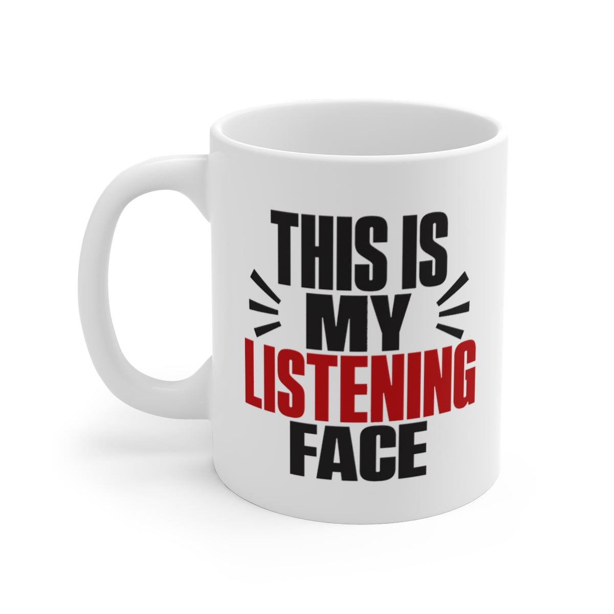 left view of the mug