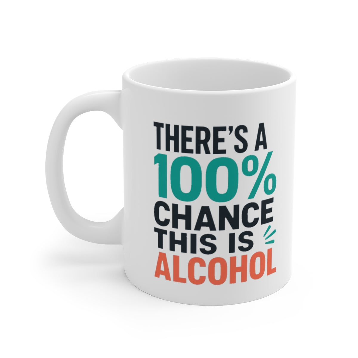 left view of the mug