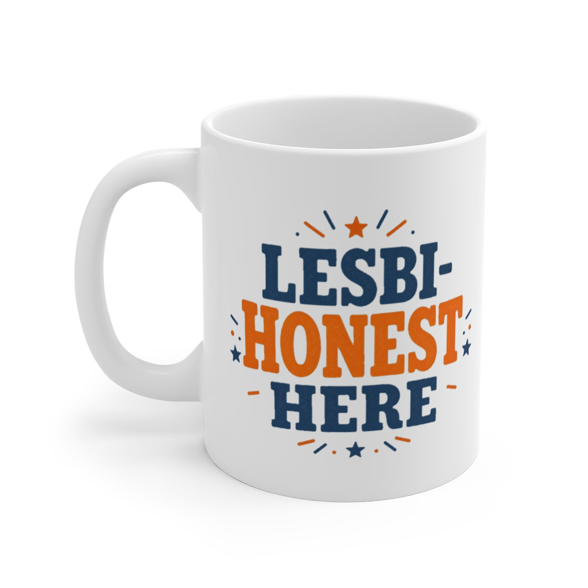 left view of the mug