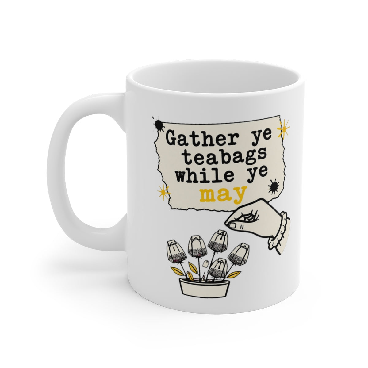 left view of the mug