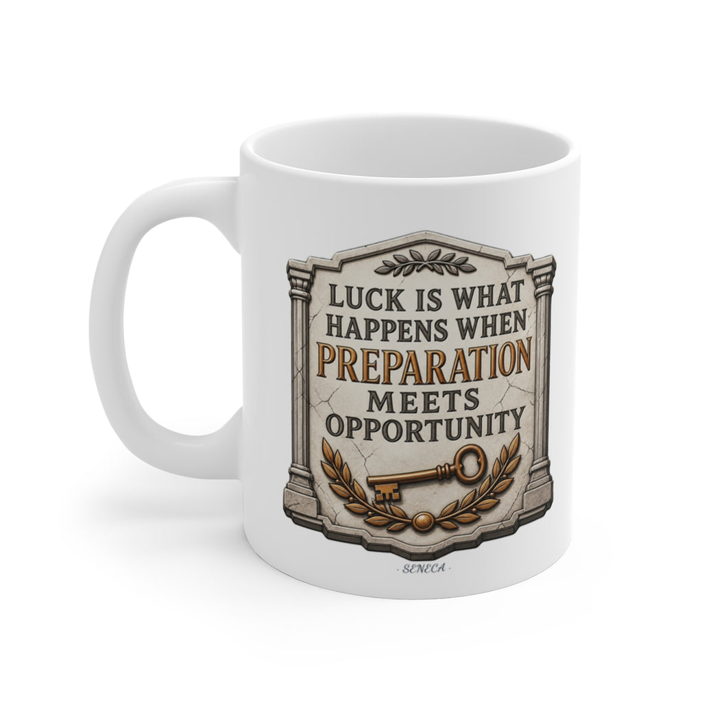 left view of the mug