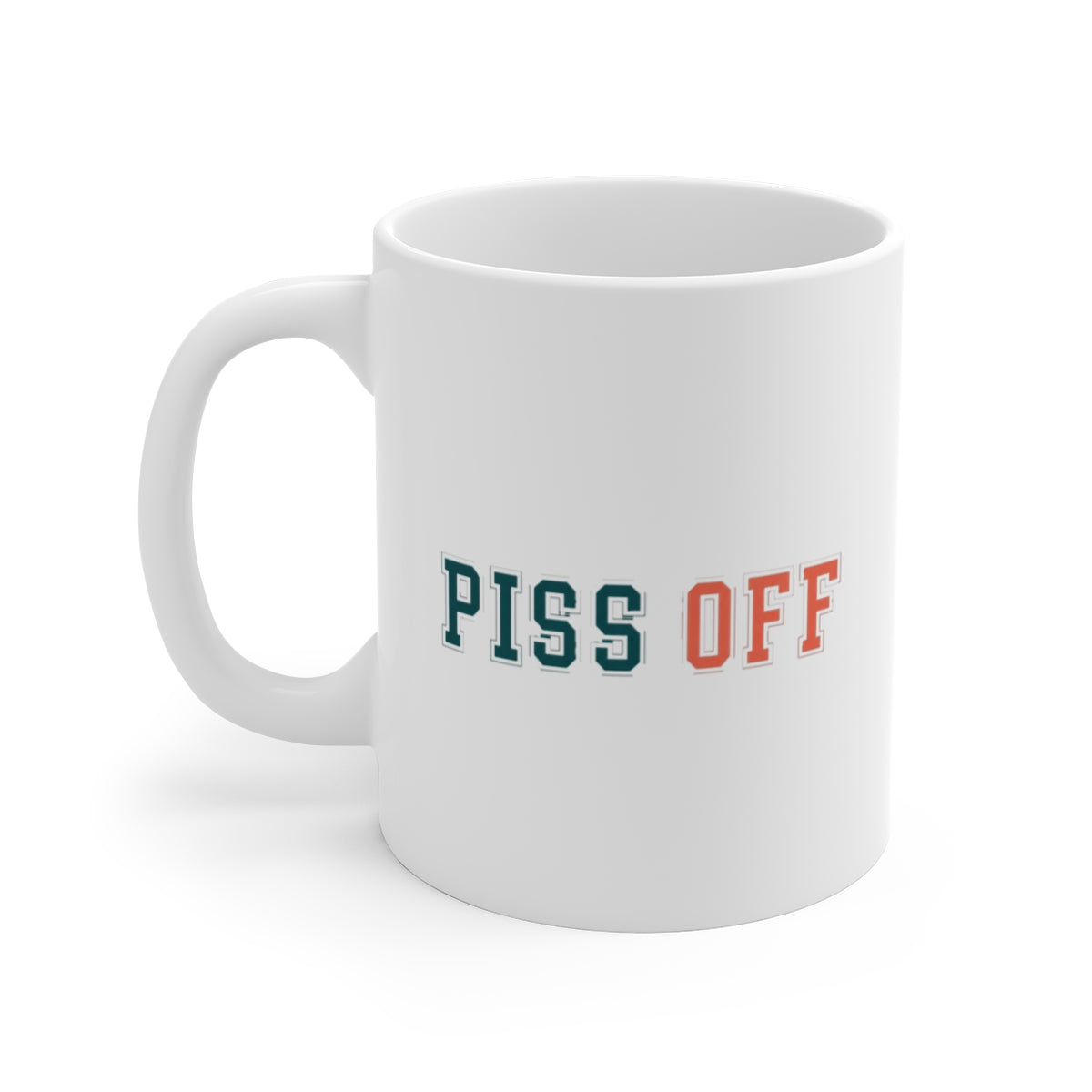 left view of the mug