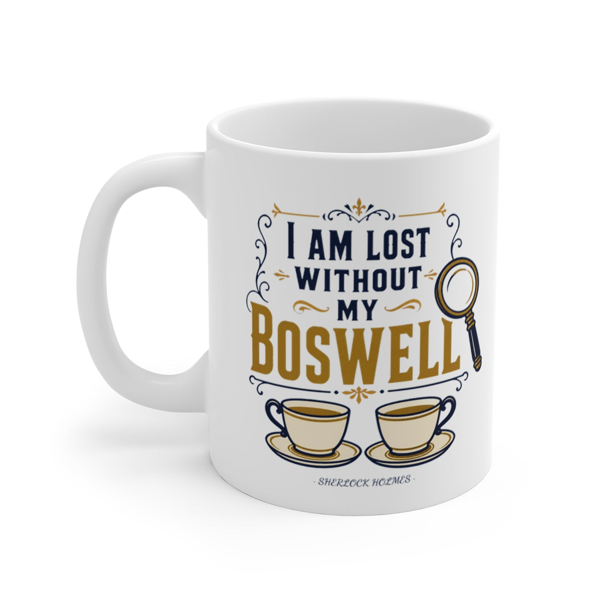 left view of the mug