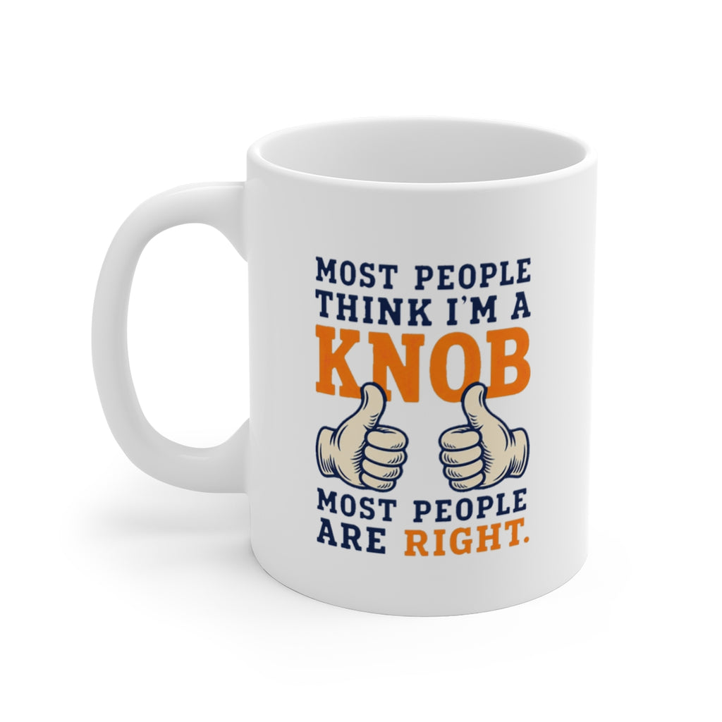 left view of the mug