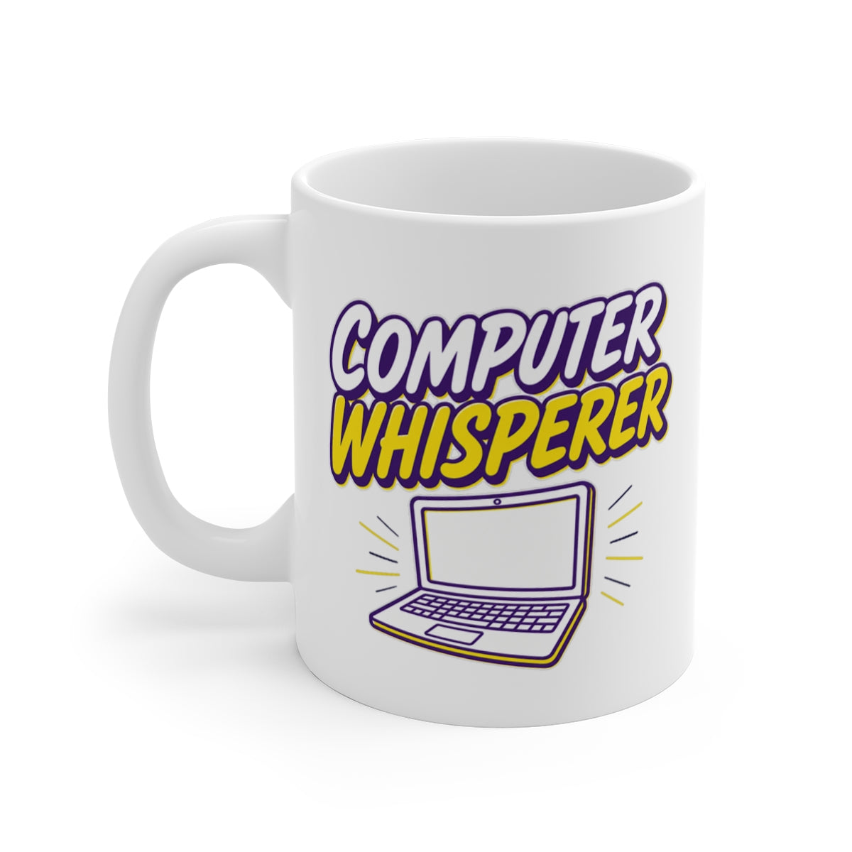 left view of the mug