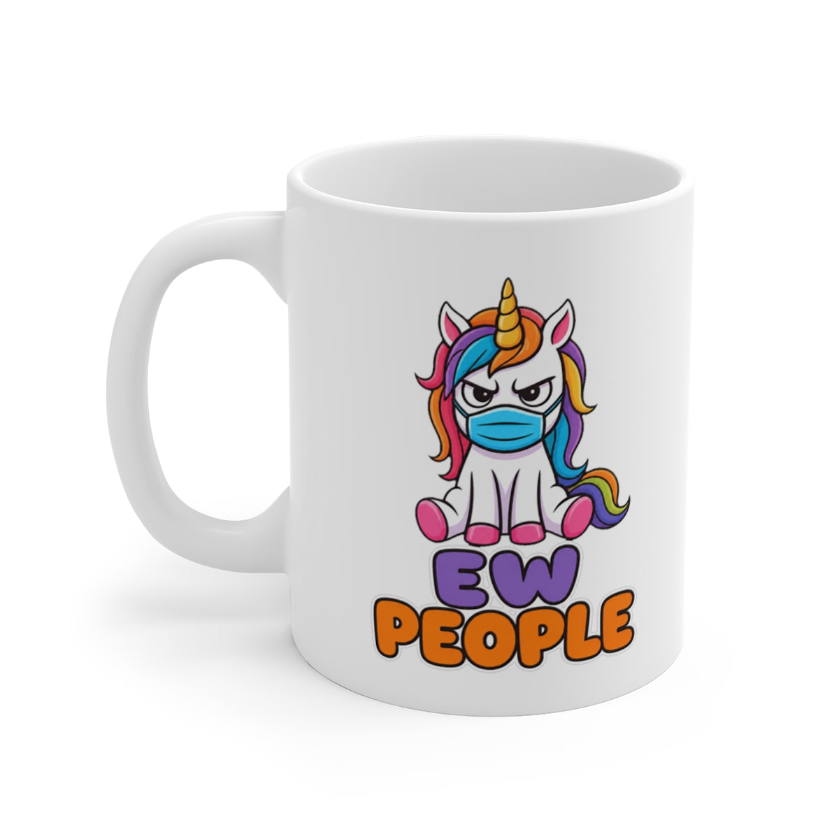 left view of the mug