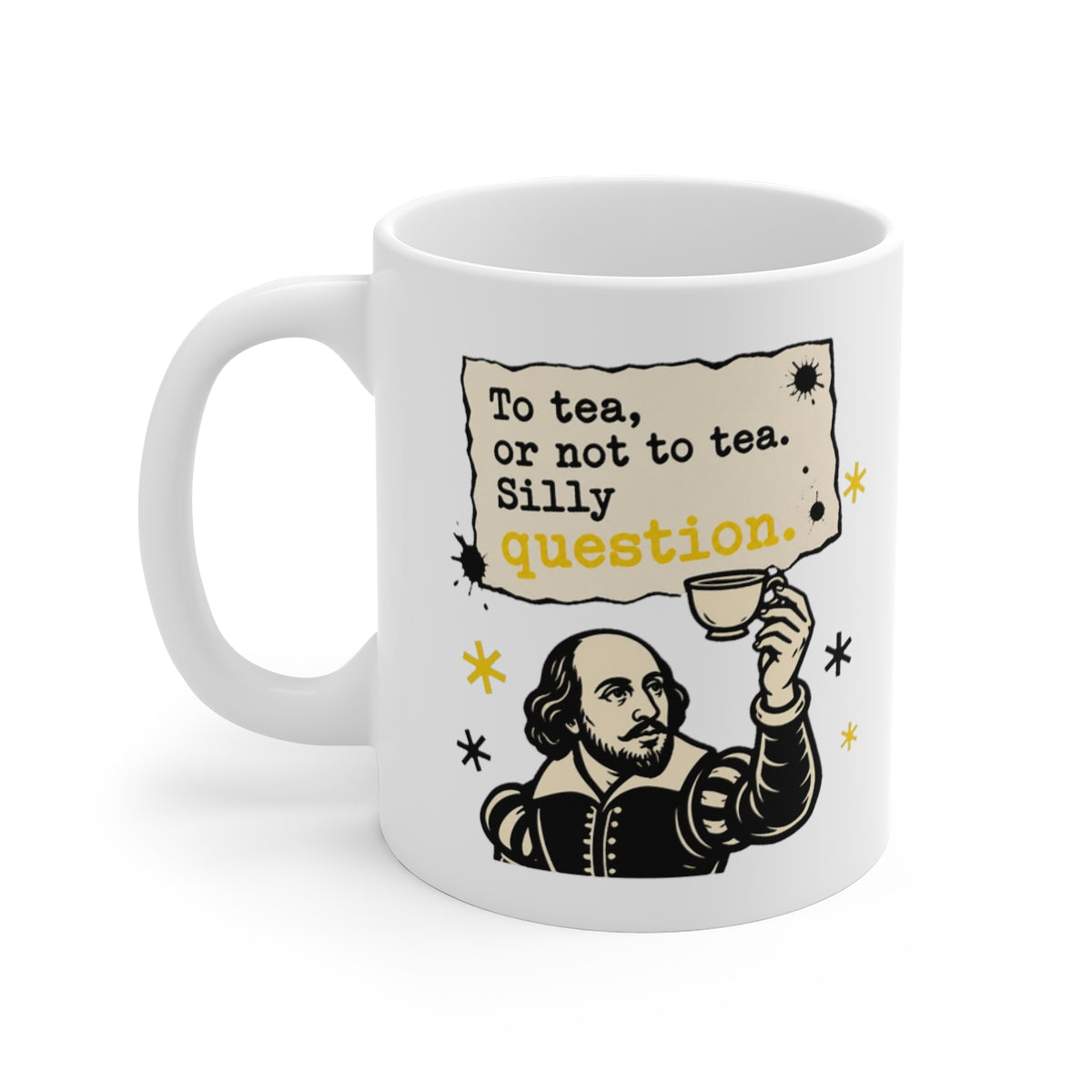 left view of the mug